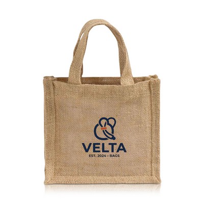 Natural Jute Favor Mini Tote Bag