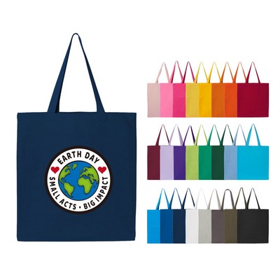 12 oz. Canvas Promotional Colored Tote Bag