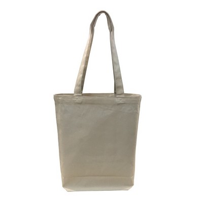 Cotton Canvas Gusset Tote