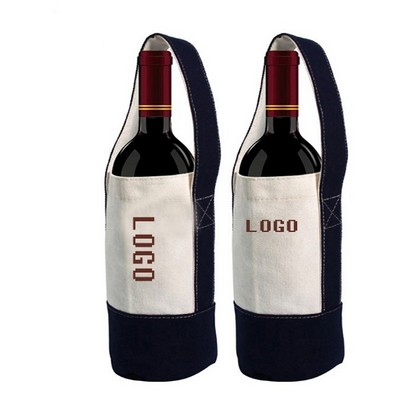 Premium Canvas Wine Carrier Tote