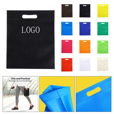 Die-Cut Handle Non-Woven Flat Bag