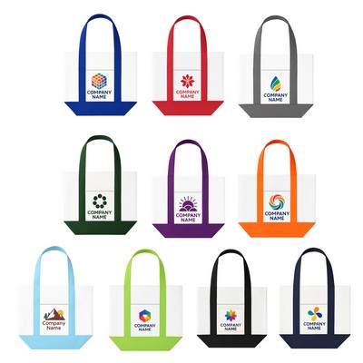 Full Color 14 oz. Mini TJ Canvas Tote Bag