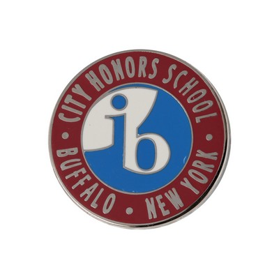 1" Lapel Pin - Hard Enamel