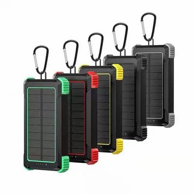 10,000mAh Rugged Solar Power Bank