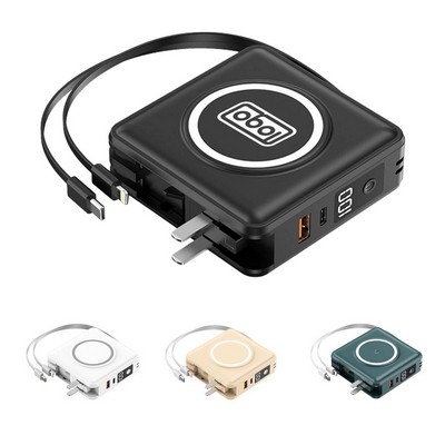 Fast Charging Wireless Magnetic Power Bank