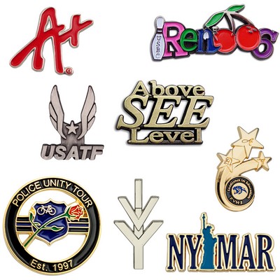 Custom Die Cast Lapel Pins (1-1/4")