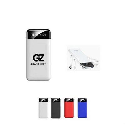 Power Bank Built in 4 Cables